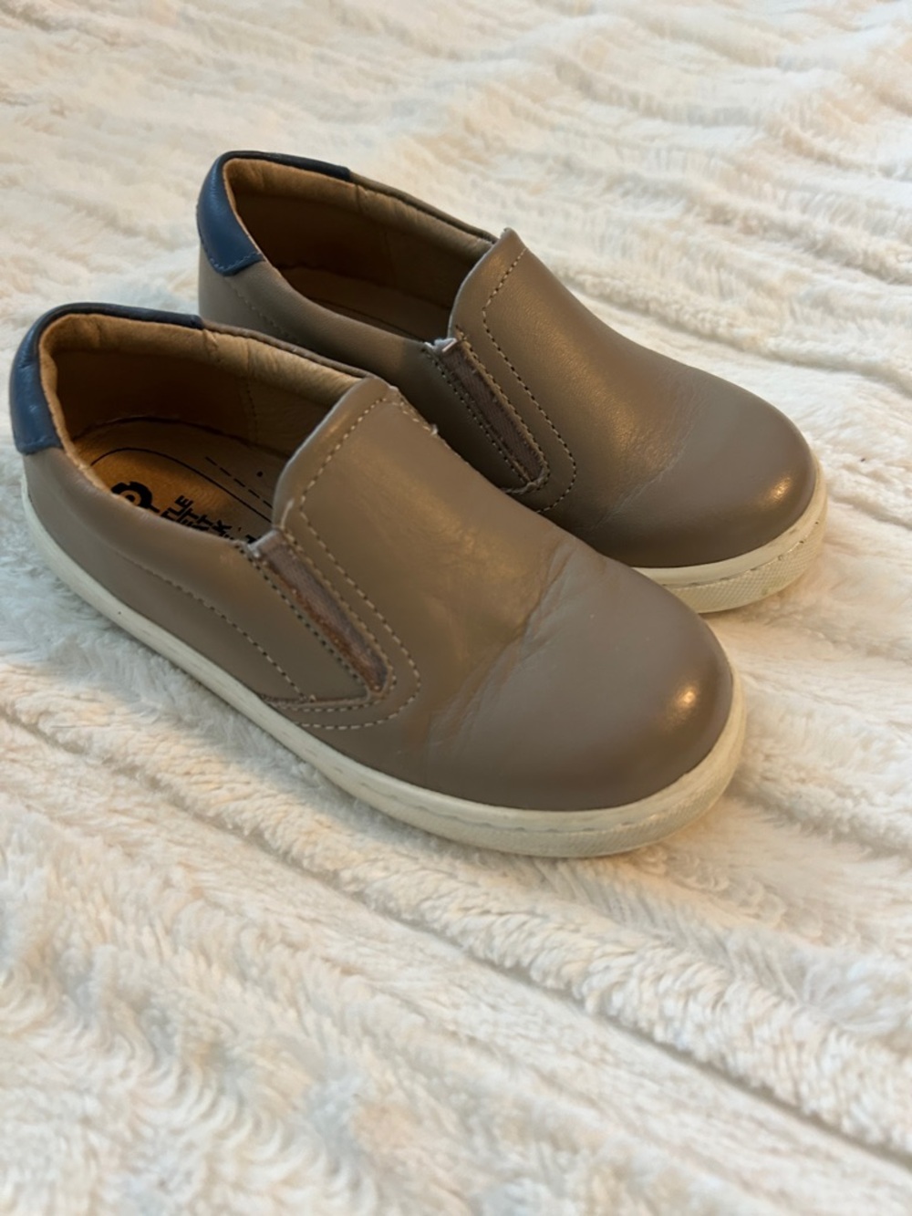 Old Soles Taupe Slip-Ons, Size 26